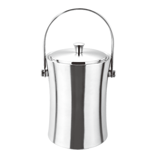 S-shaped double-deck   ice barrel wifh handle