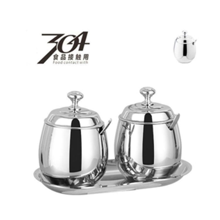 304Cone stainless steel cover spice jar